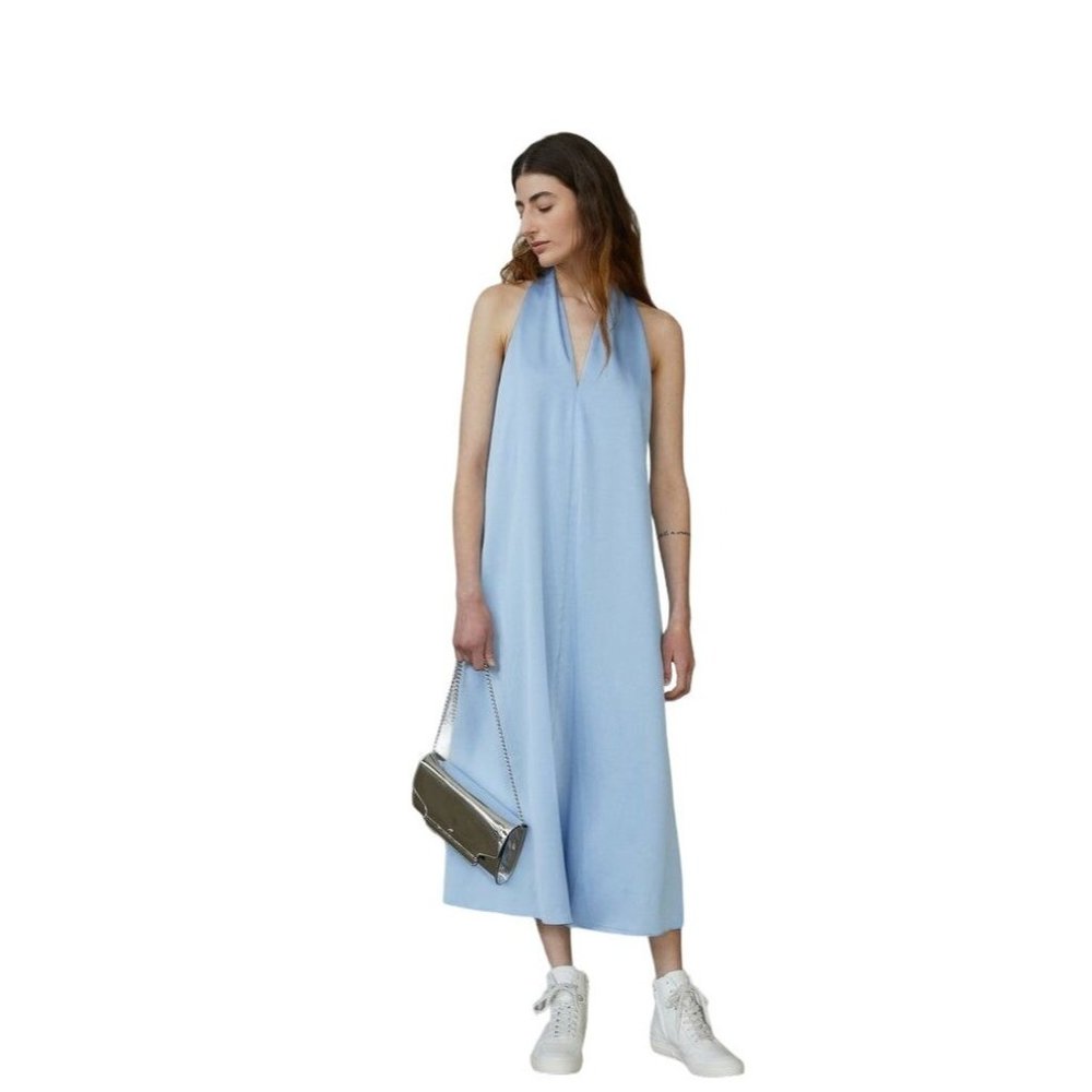 SAMSOE SAMSOE - Cille Halter Neck Swing Dress - 13096 - Size XXS - 0197
